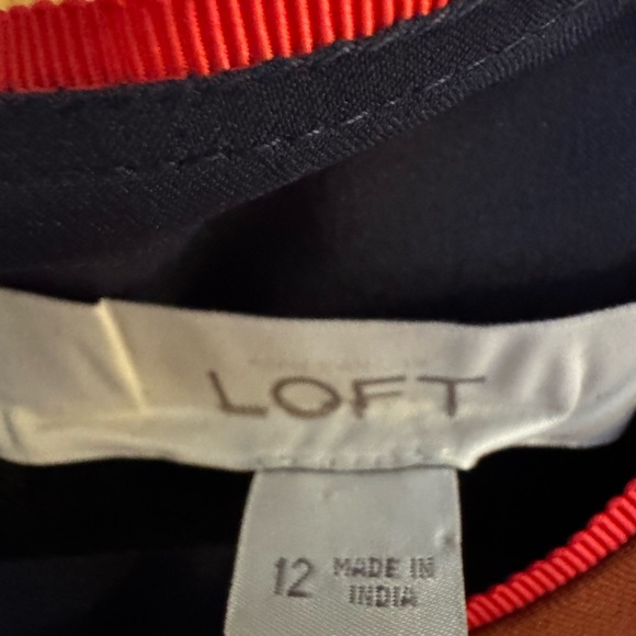 Dress from Loft. Size 12. Excellent condition. Zipper on the back. - Picture 4 of 5